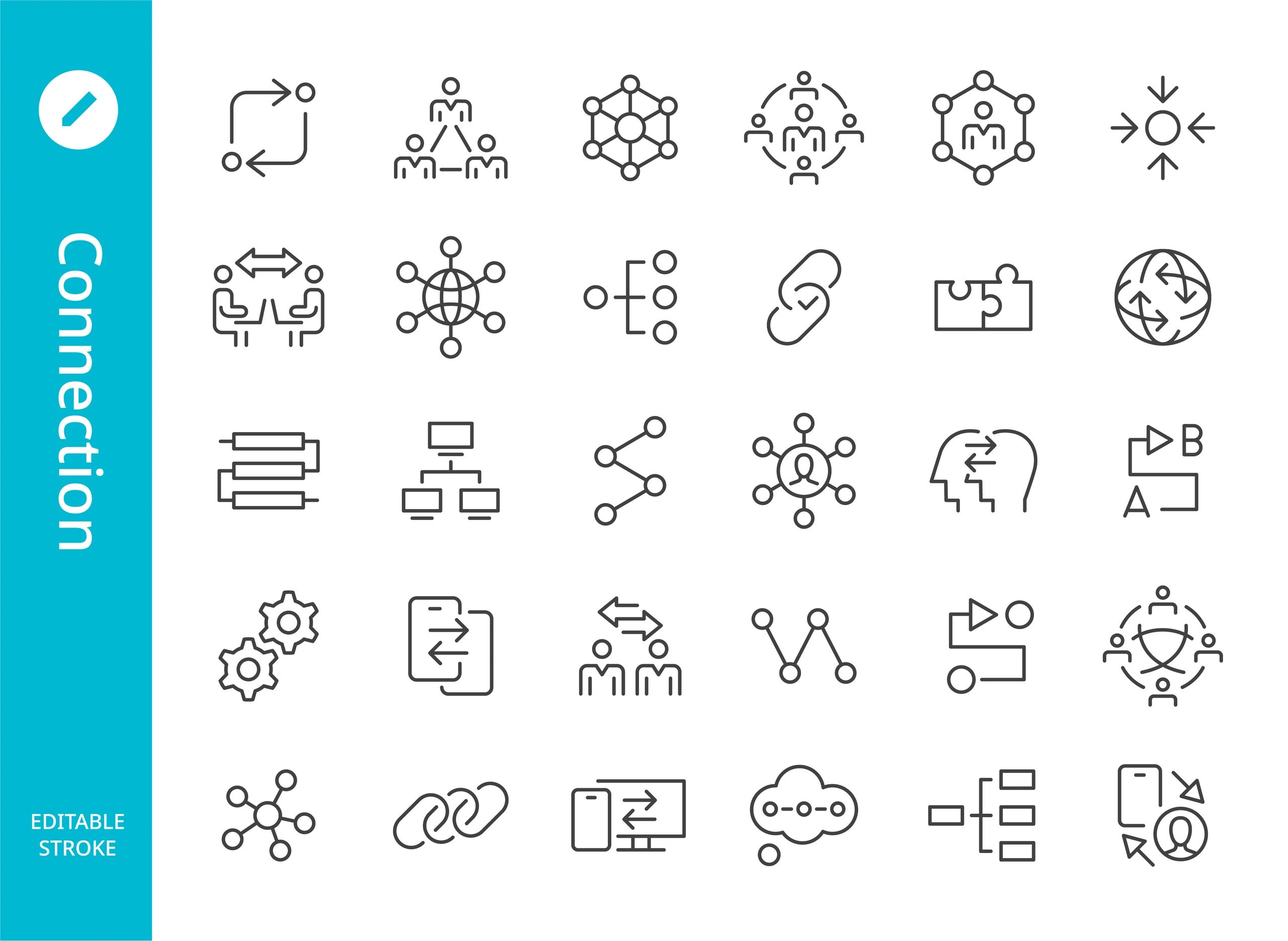network infrastructure icon